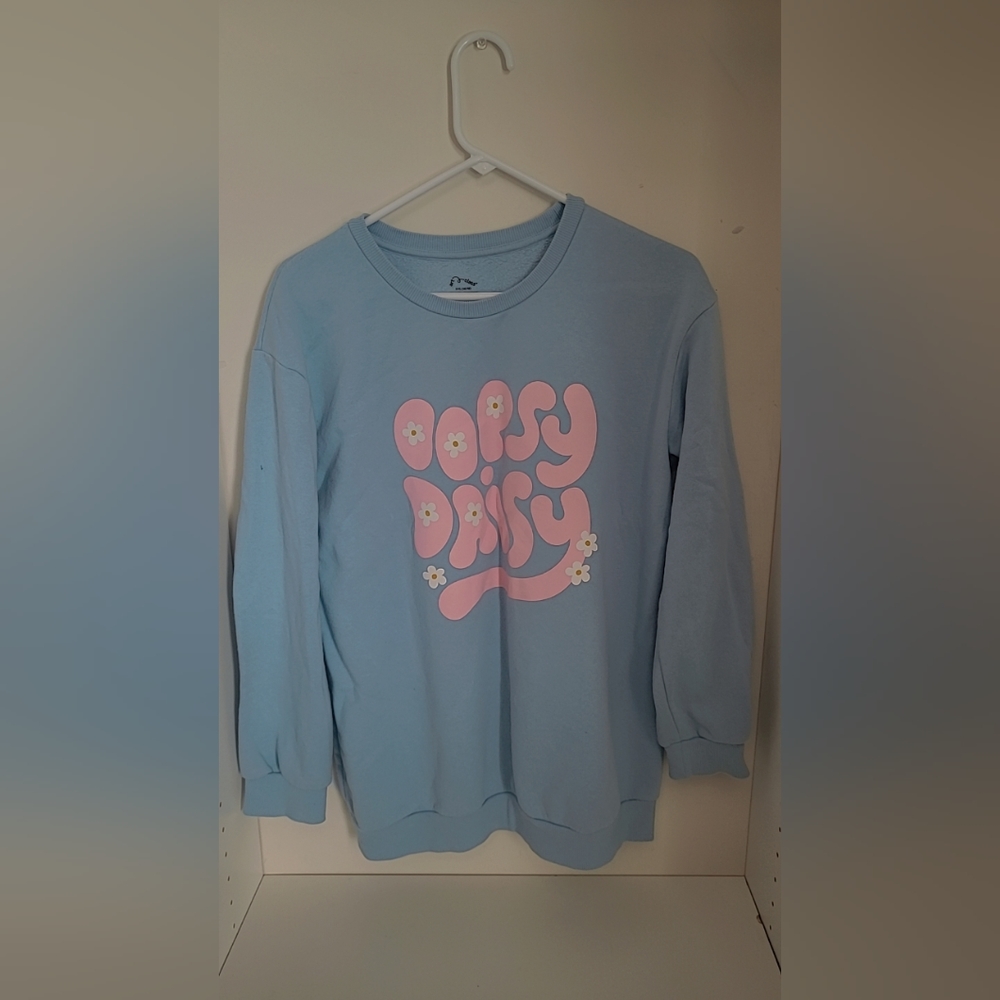 Limited eddition Baby blue cute Slogan crewneck